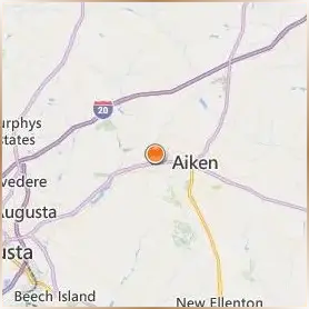 University of South Carolina Aiken Location Map University of South Carolina Aiken Location Map