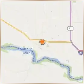University of South Dakota Location Map