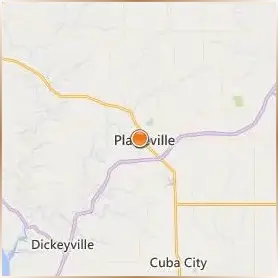 University of Wisconsin Platteville Location Map