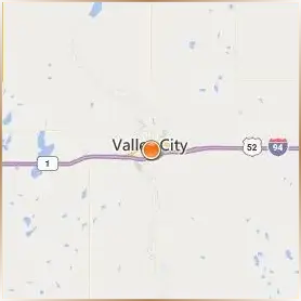 Valley City State University Location Map Valley City State University Location Map