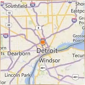 Wayne State University Location Map Wayne State University Location Map
