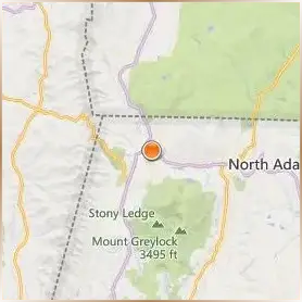 Williams College Location Map