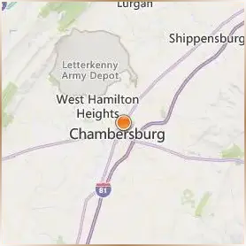 Wilson College Location Map Wilson College Location Map